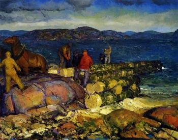 George Bellows : Dock Builders